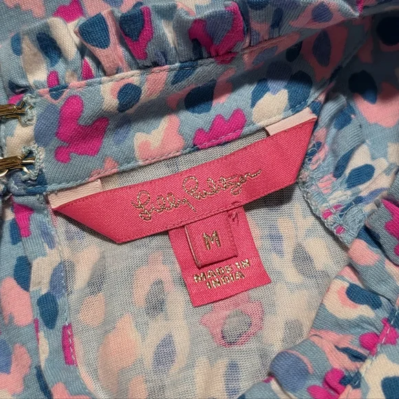 Lilly Pulitzer Jerrica Swing Dress in Hottie Dottie Size Medium - Picture 4 of 4